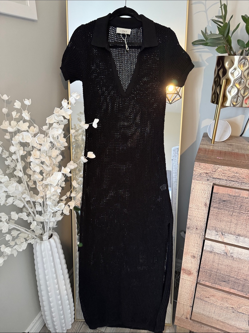 NWOT L*Space Black Sydney Coverup